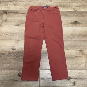 Gloria Vanderbilt Amanda Womens Salmon Jeans Size 6